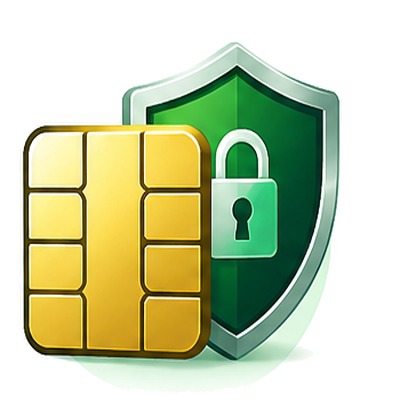 EMV chip-based secured card.