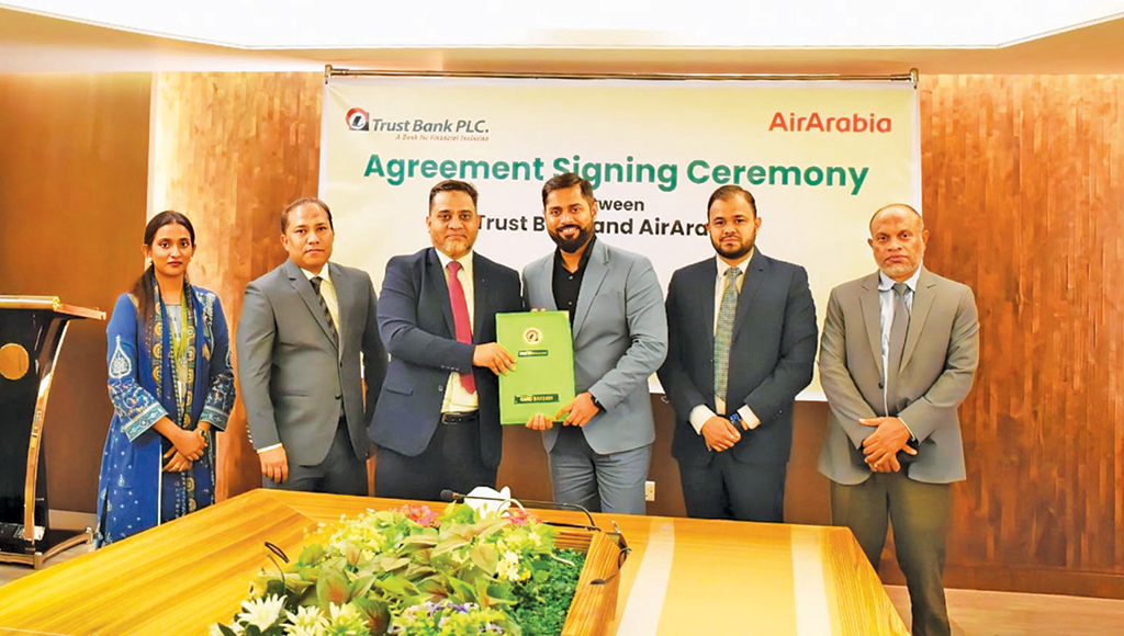 Trust Bank, Air Arabia sign deal