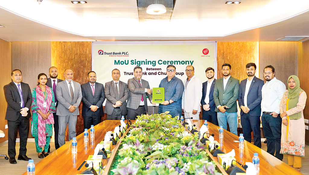 Trust Bank, Chuti Group sign MoU