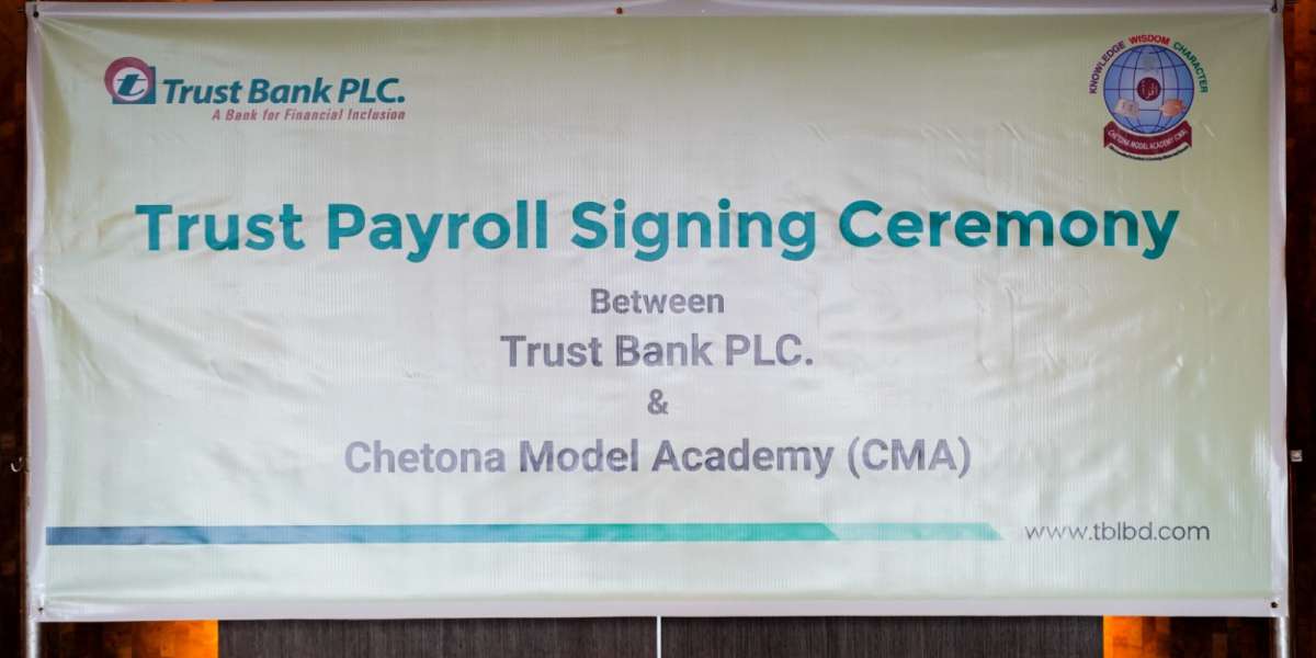 Trust Payroll Signing Ceremony between Trust Bank PLC & Chetona Model Academy (CMA)