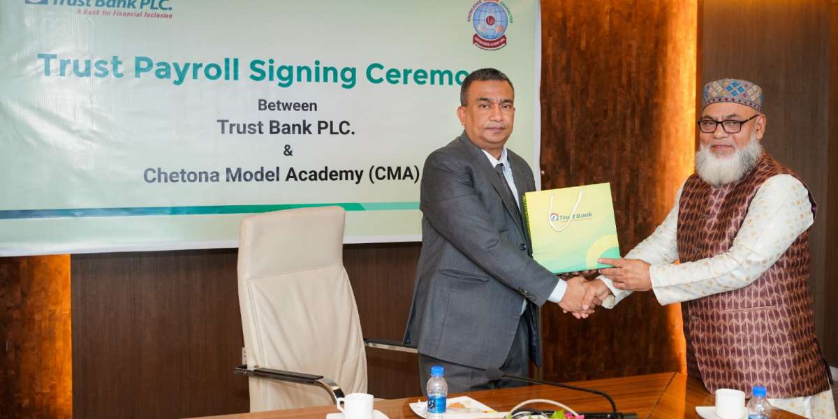 Trust Payroll Signing Ceremony between Trust Bank PLC & Chetona Model Academy (CMA)