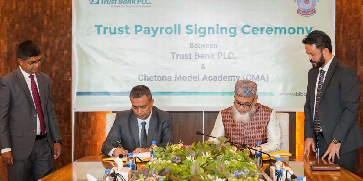 Trust Payroll Signing Ceremony between Trust Bank PLC & Chetona Model Academy (CMA)