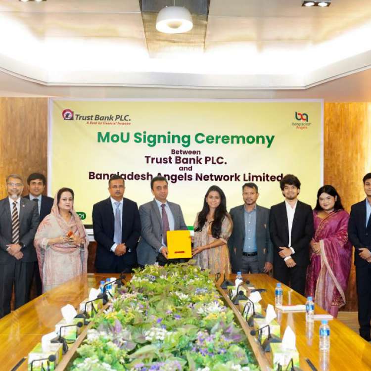 TRUST BANK, BANGLADESH ANGELS NETWORK SIGN MOU FOR STARTUP ECOSYSTEM